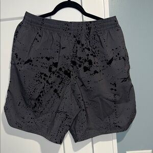 Reebok Men's Splatter Design Athletic Shorts